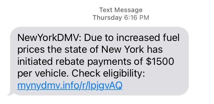 new-york-state-dmv-texts-regarding-1-500-rebate-offer-are-a-scam