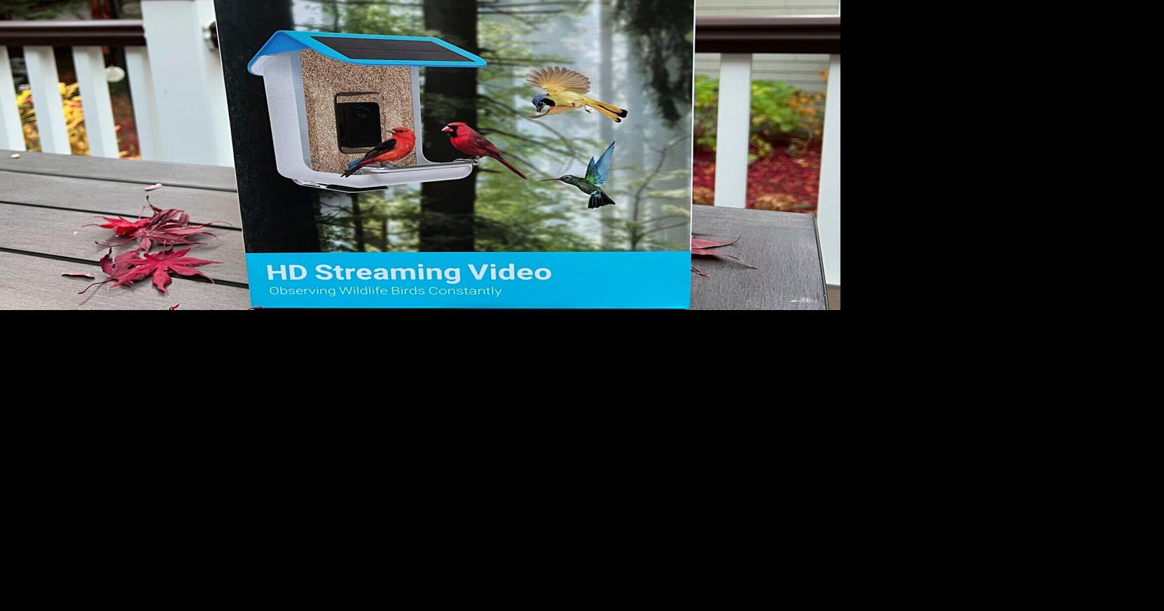 Smart video camera bird feeder from Sharper Image