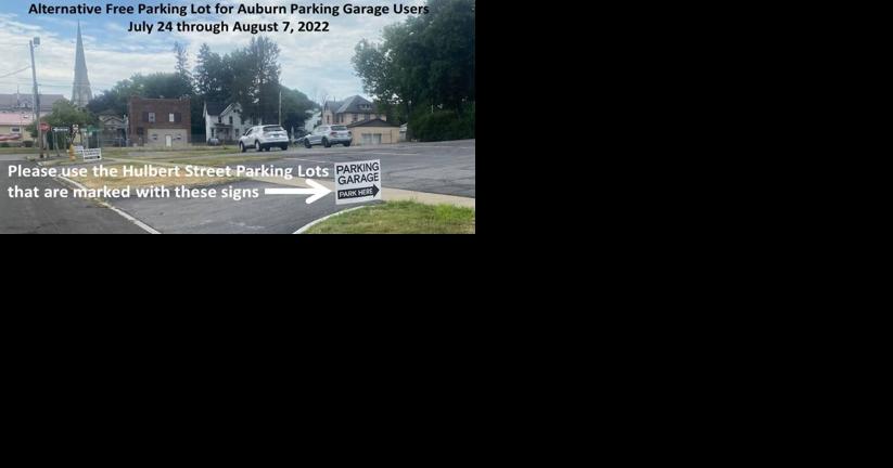 Auburn parking garage closed for two weeks, alternative lot available - Vimarsana News