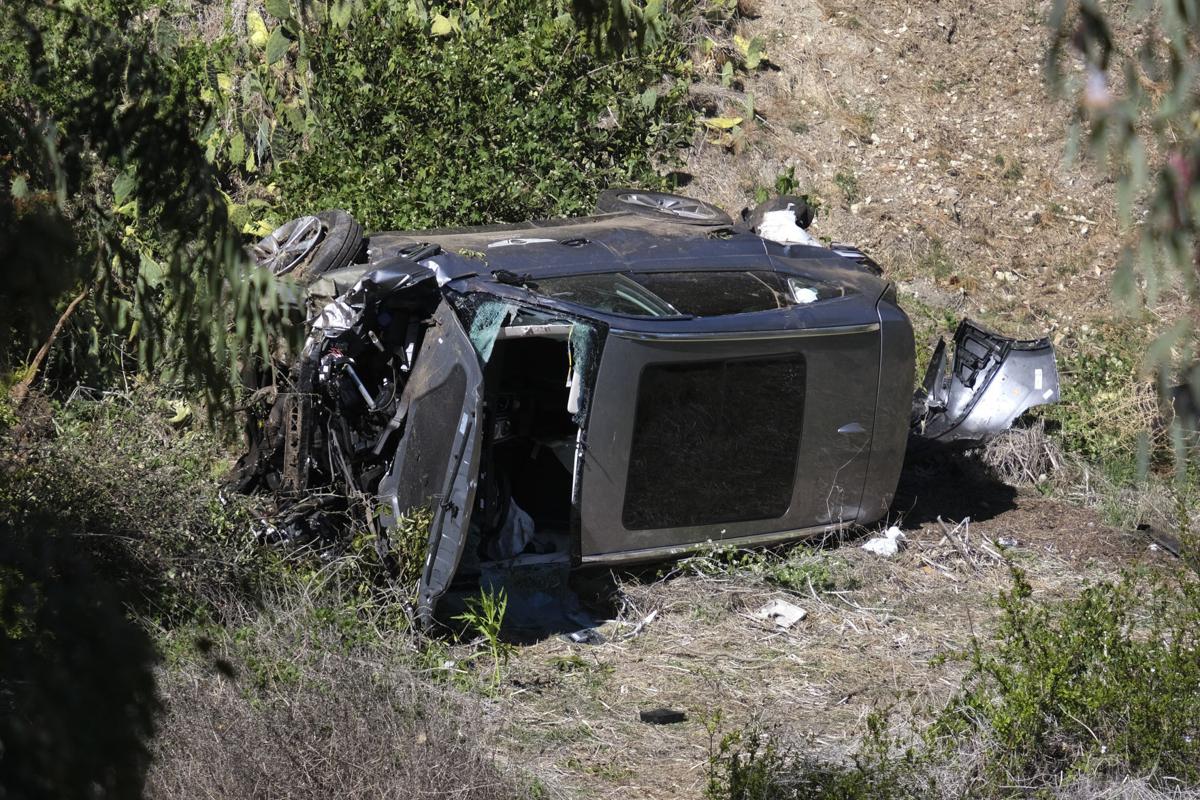 APTOPIX Tiger Woods Vehicle Crash Golf