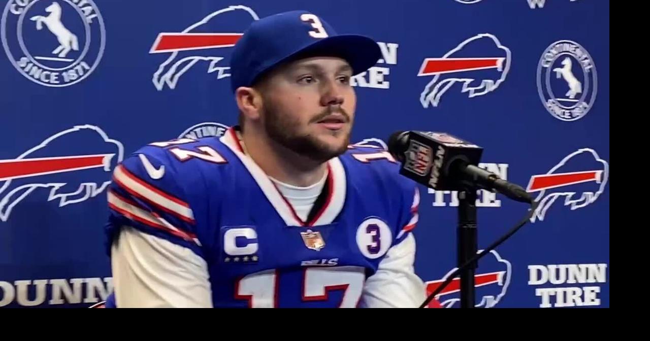 Following win over Patriots, Josh Allen talks about the week