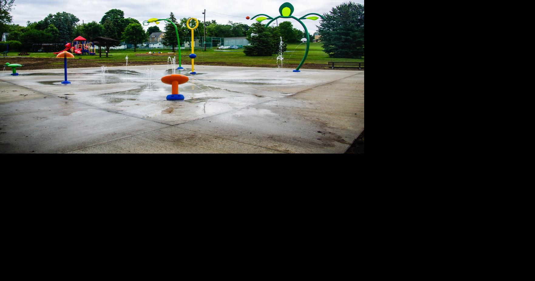 Owasco splash pad grand opening