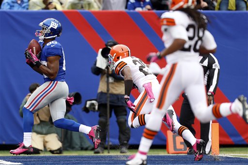 Giants rally, keep Browns winless, 41-27