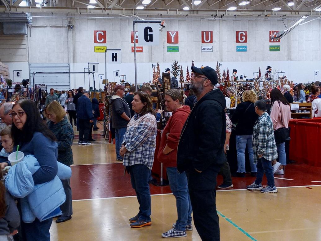 Gallery Hundreds shop Cayuga Community College's Holiday Craft Fair