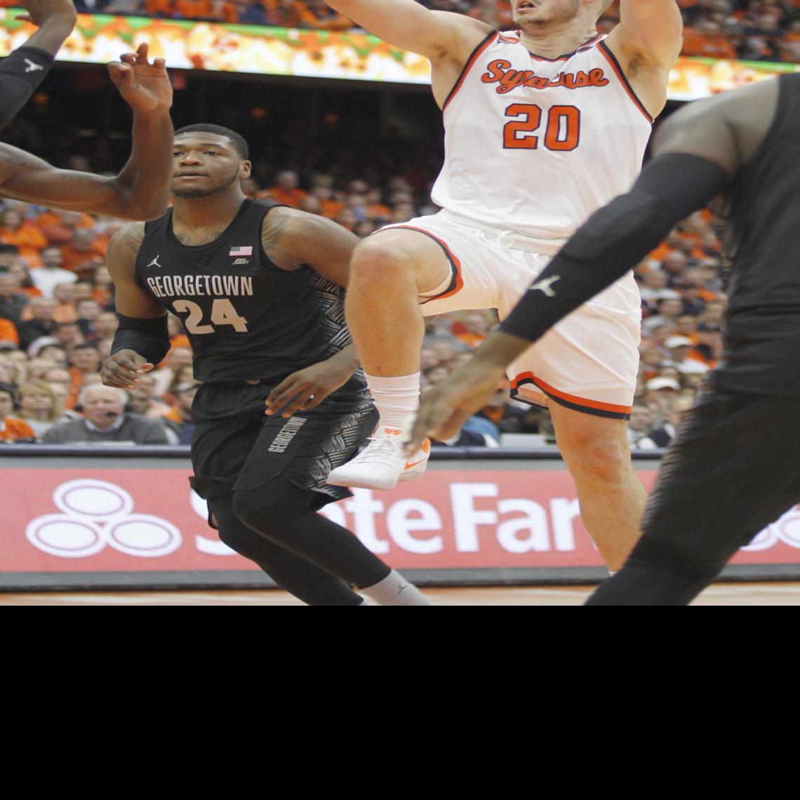 Syracuse Handed Loss By Georgetown On Pearl Washington Day Local Sports Auburnpub Com
