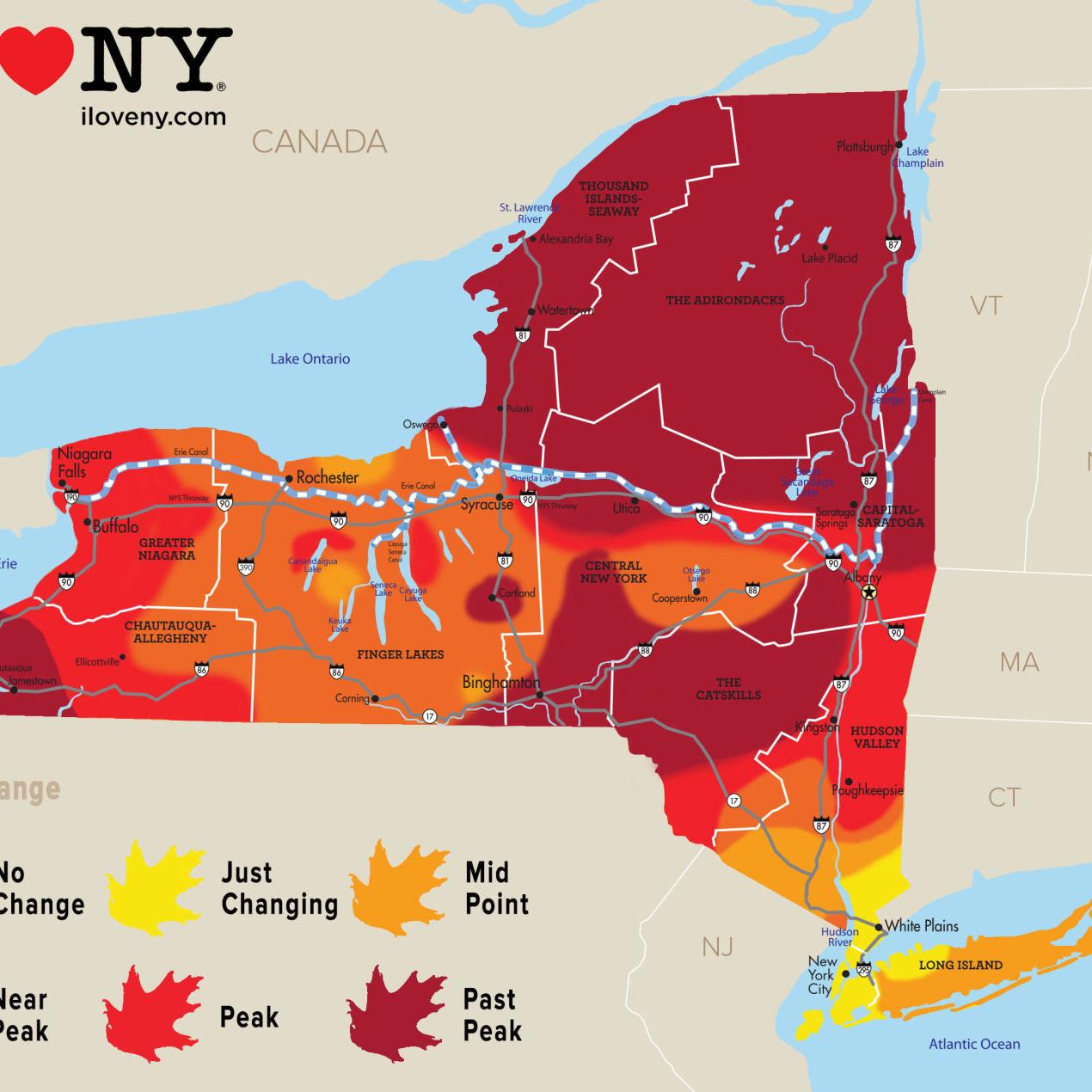 New York State Fall Foliage Report For Week Of Oct 26 Local News Auburn Ny Auburnpub Com Auburnpub Com Nys Foliage Map 2022