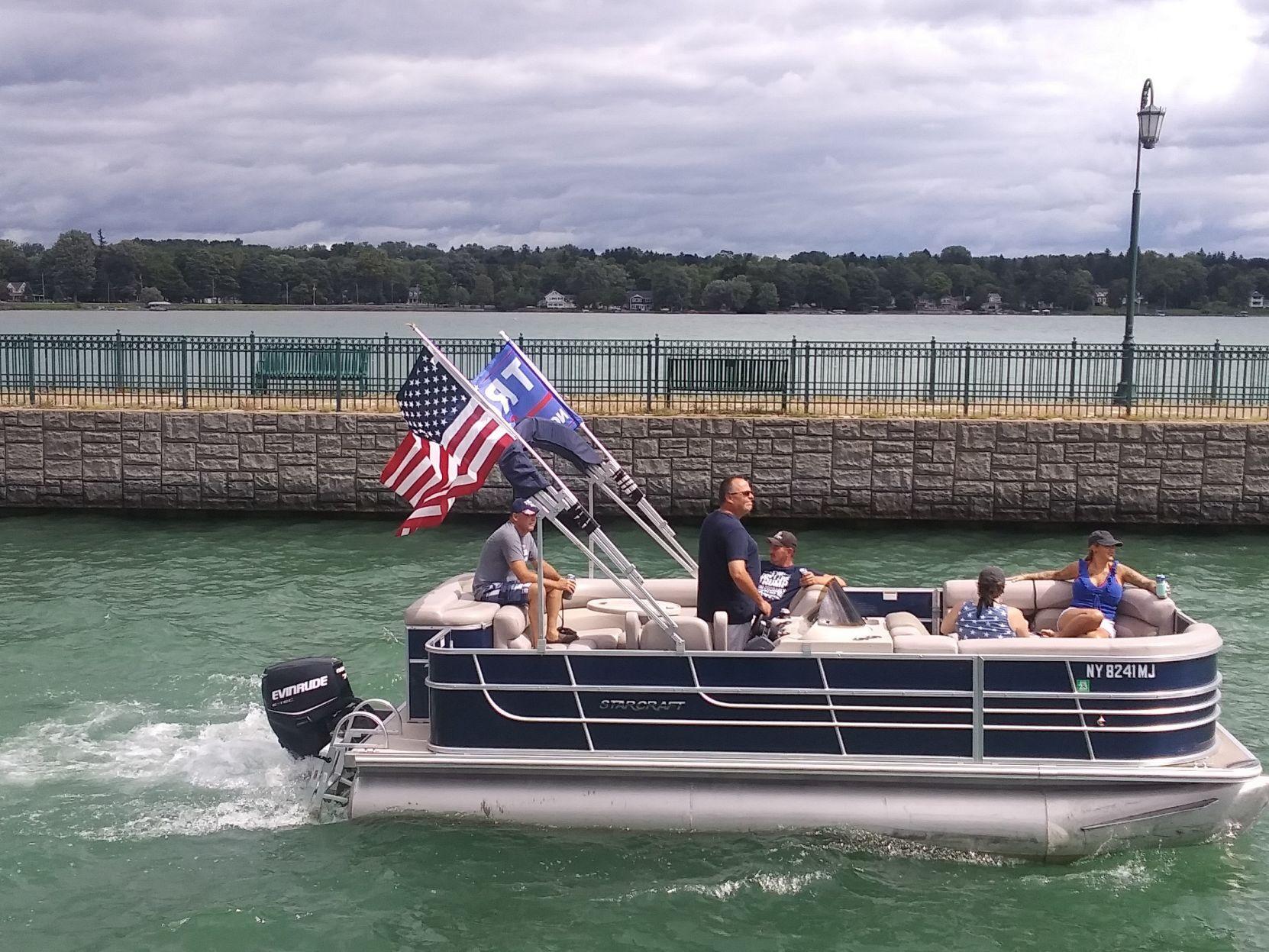 Pro Trump Boat Parade Trend Comes To Owasco Lake Politics Auburnpub Com