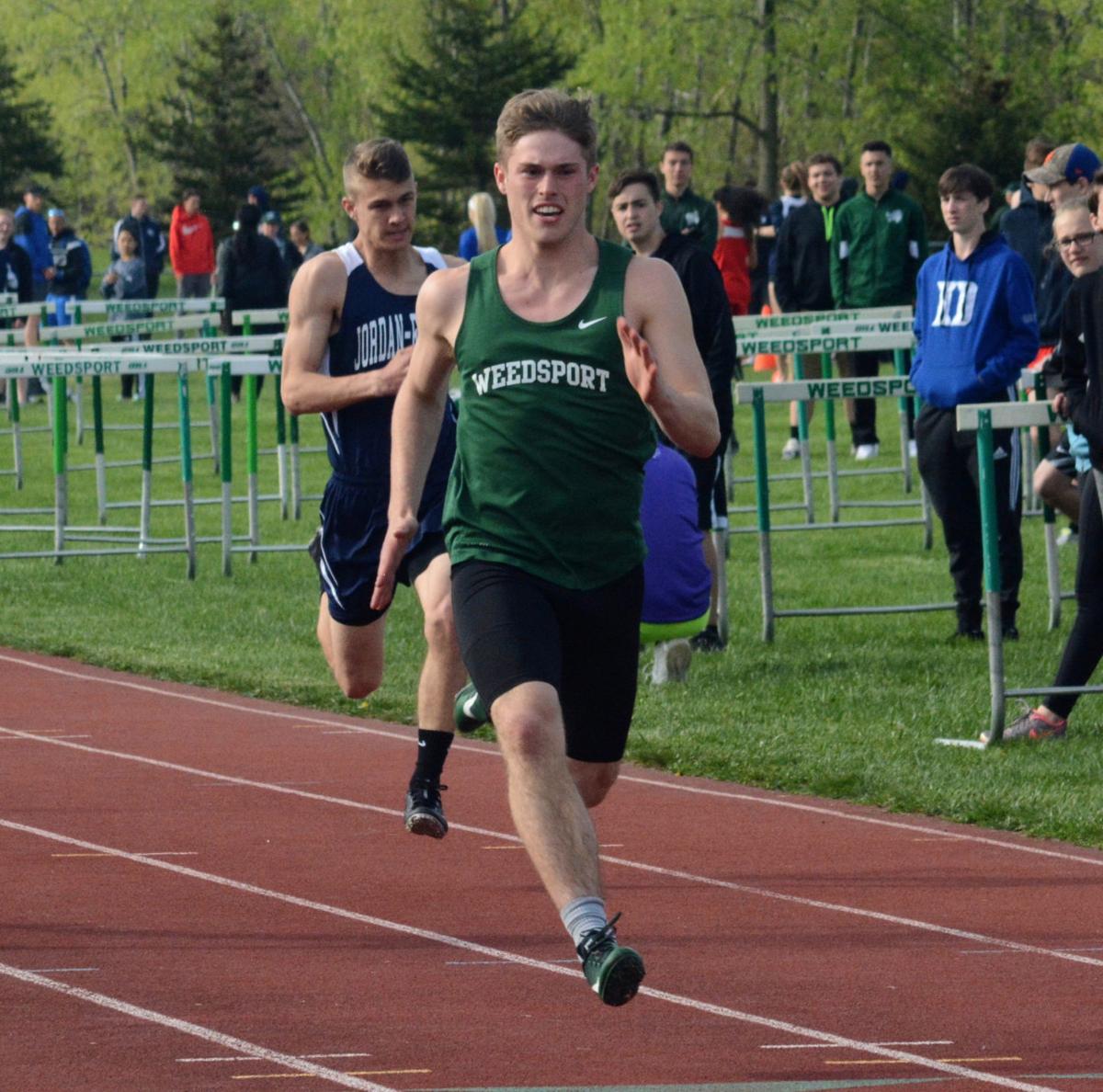 Gilfus, Spingler lead Weedsport boys track and field to second place at
