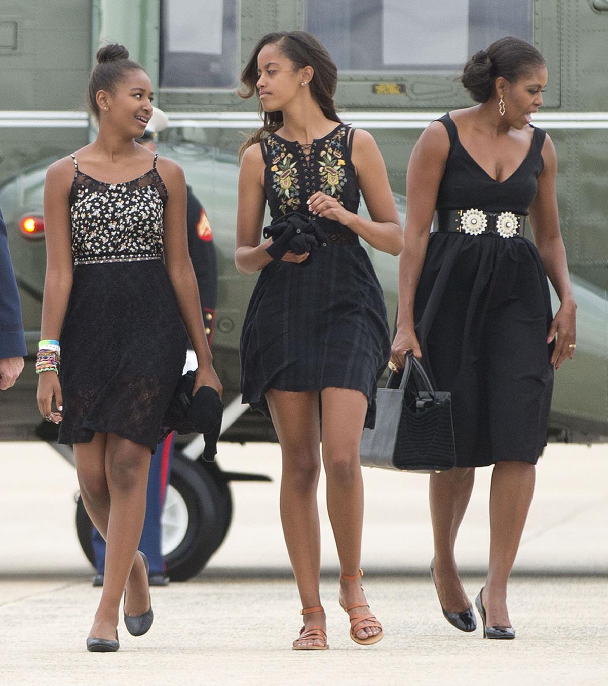 Photos First Daughters Malia And Sasha Obama Through The Years