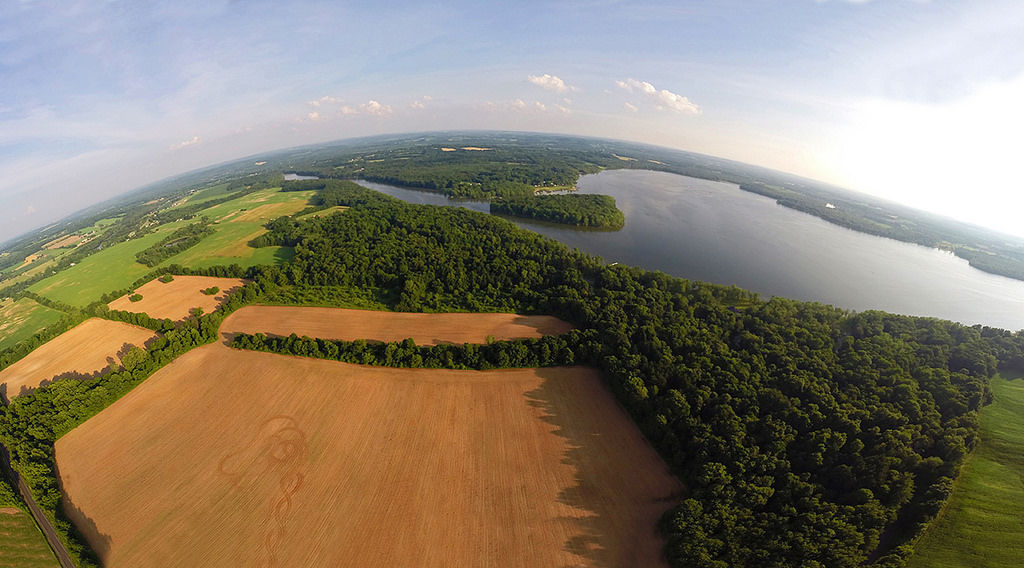 'Very Downstream of larger lakes, Cross Lake flooding