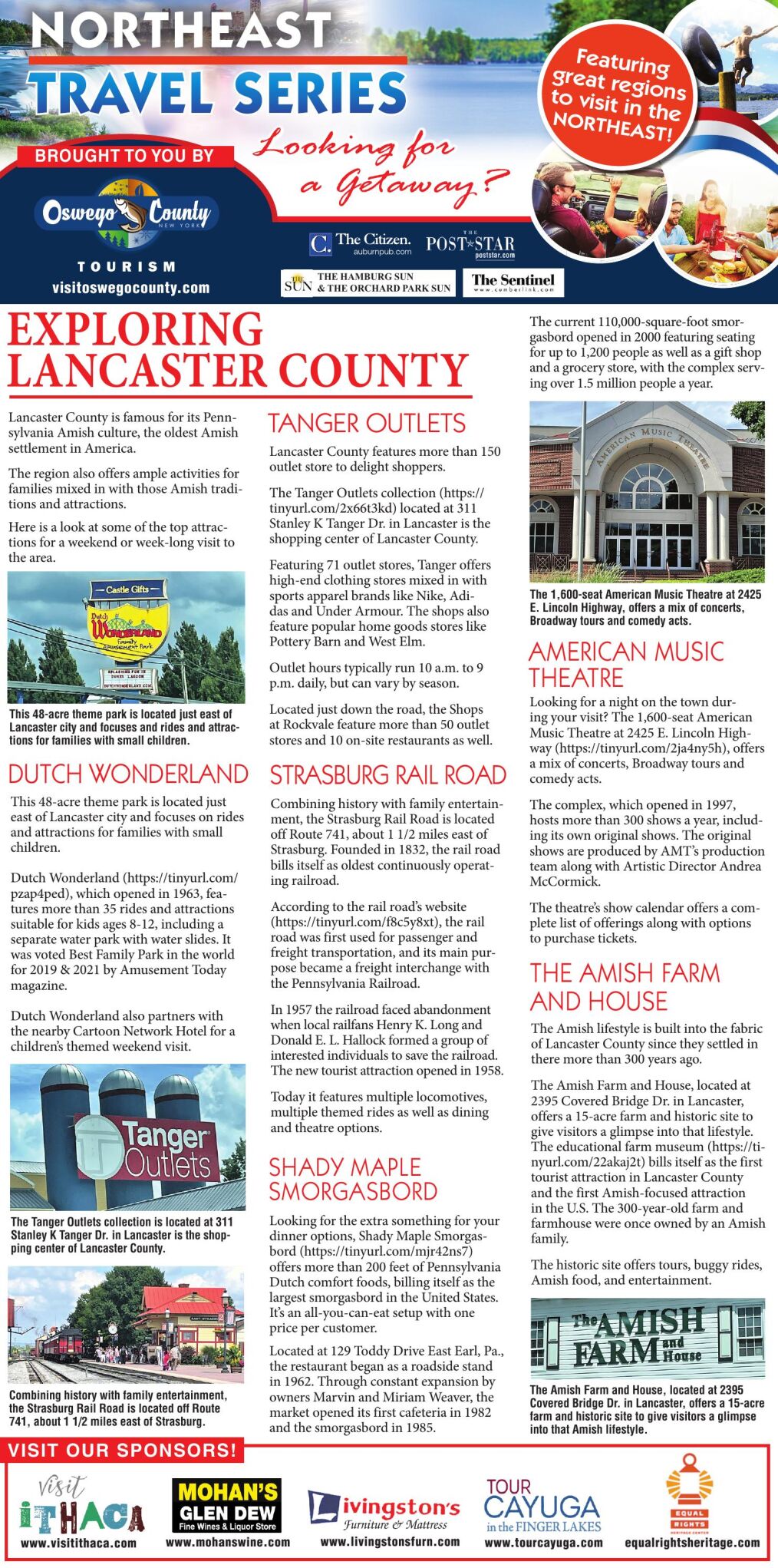 Northeast Travel Series: Lancaster County