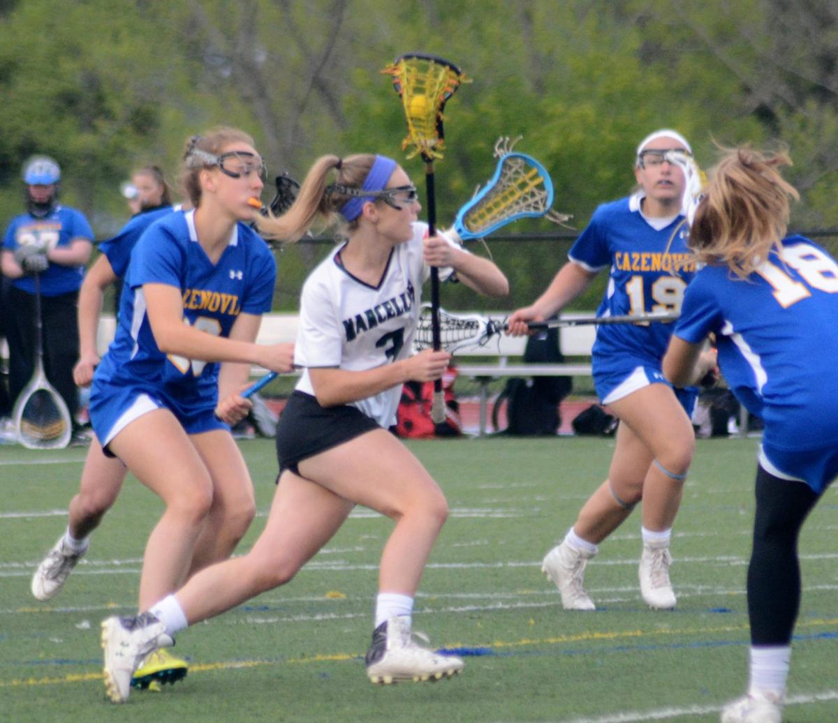 Marcellus girls lacrosse team dominates in win over Cazenovia