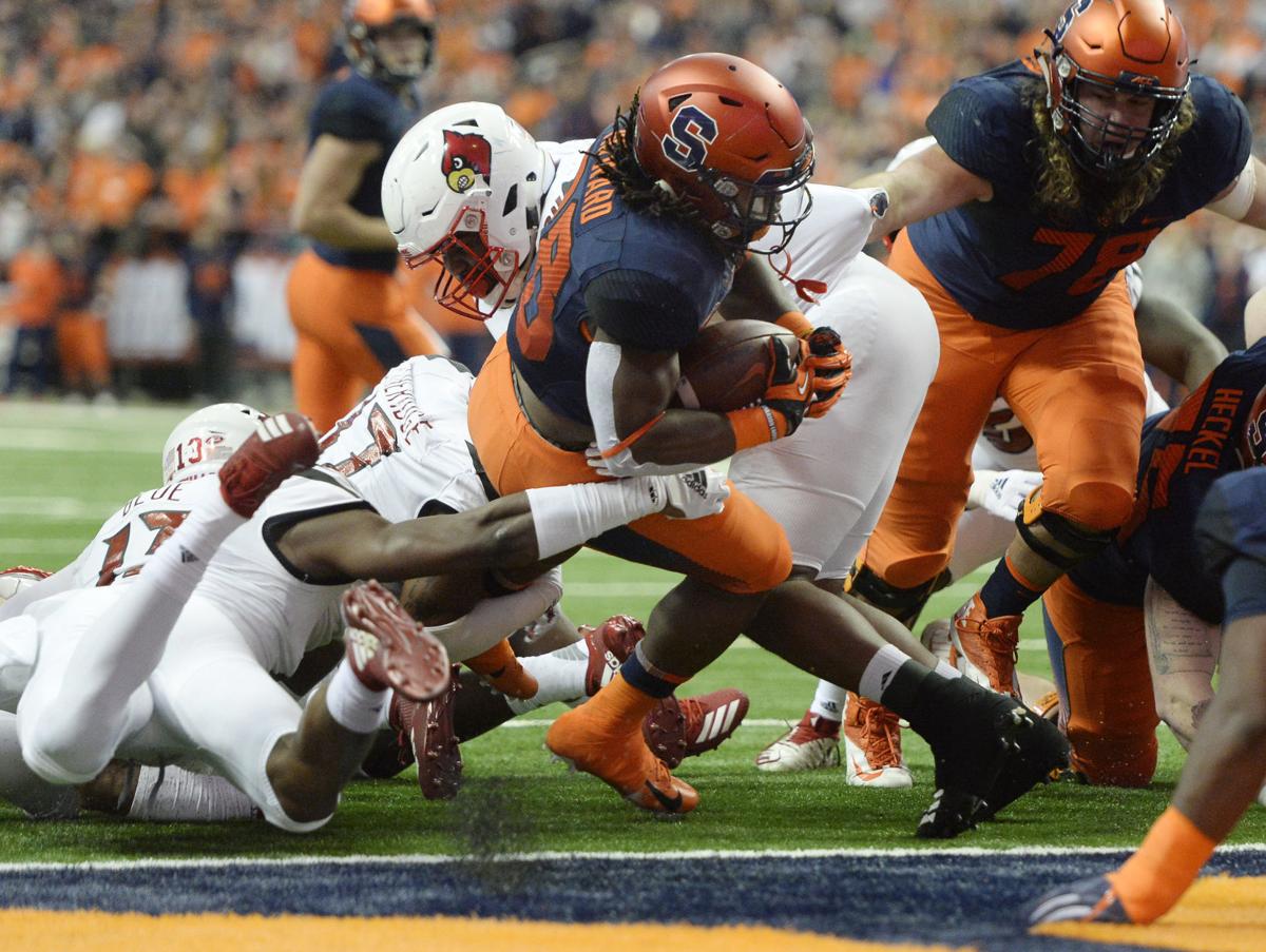 No 13 Syracuse Beats Louisville 54 23 Perfect In Dome Local