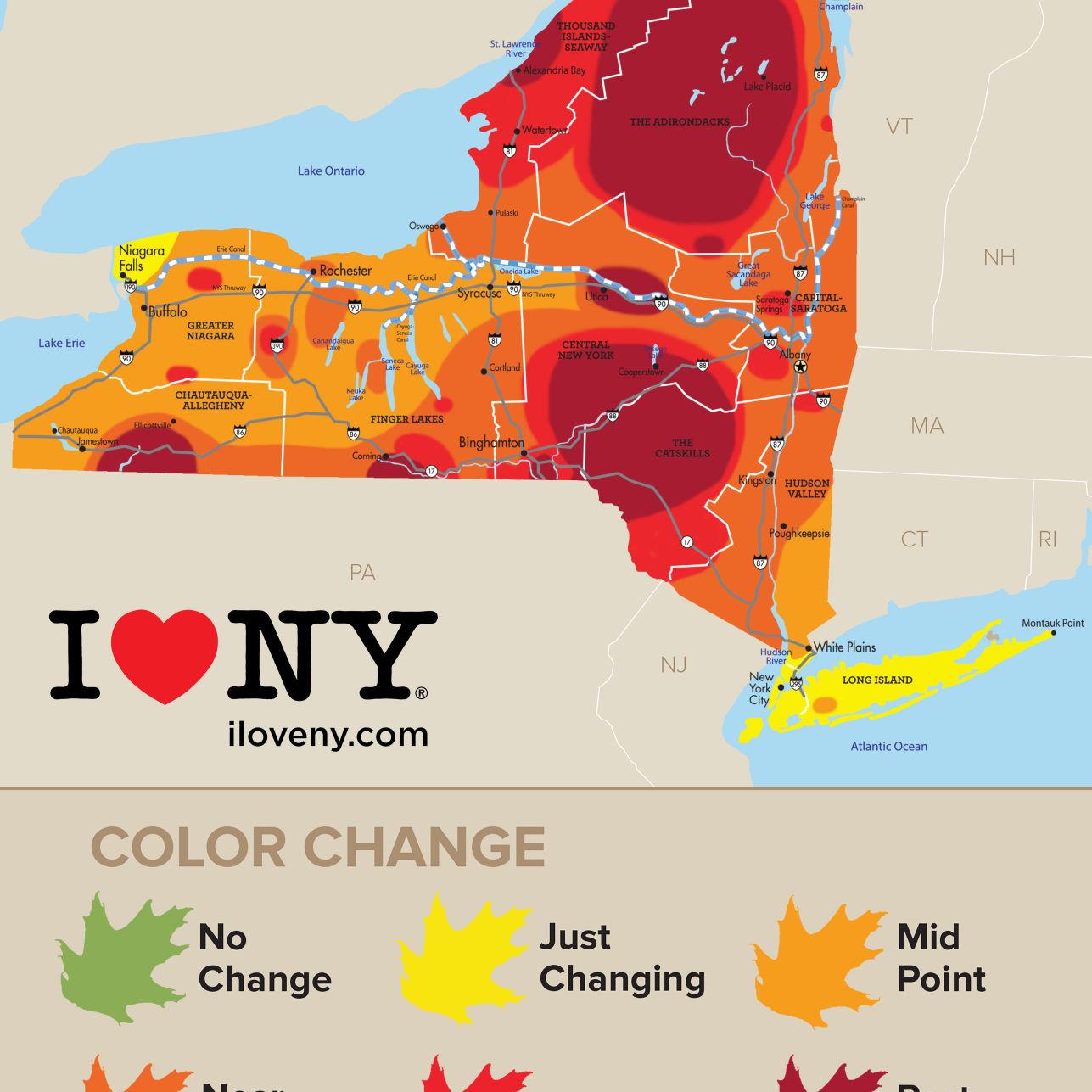 New York State Fall Foliage Report For Week Of Oct 18 Local News Auburn Ny Auburnpub Com Auburnpub Com Ny Fall Foliage 2022 Map October 28th