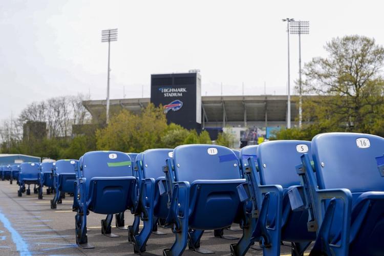 Collectibles from inside Highmark Stadium collectibles sale