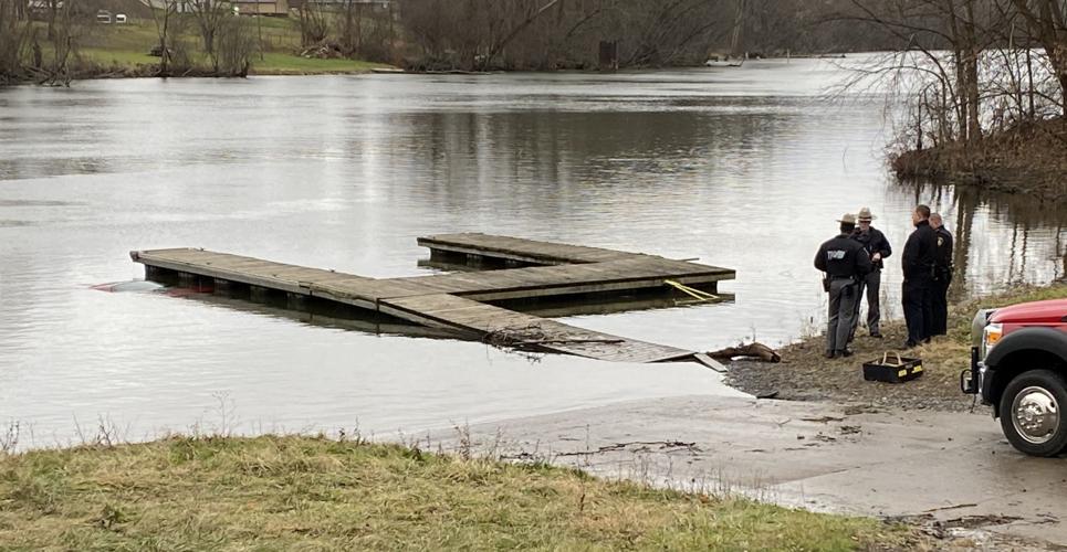 Car in water