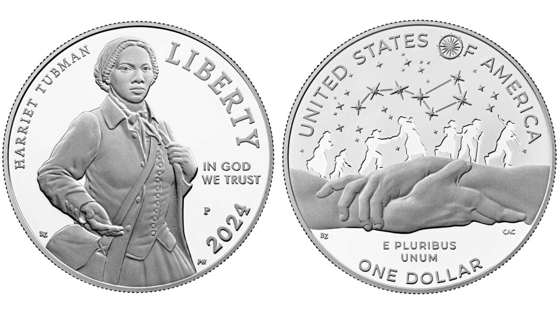 How many Harriet Tubman coins were sold in first month