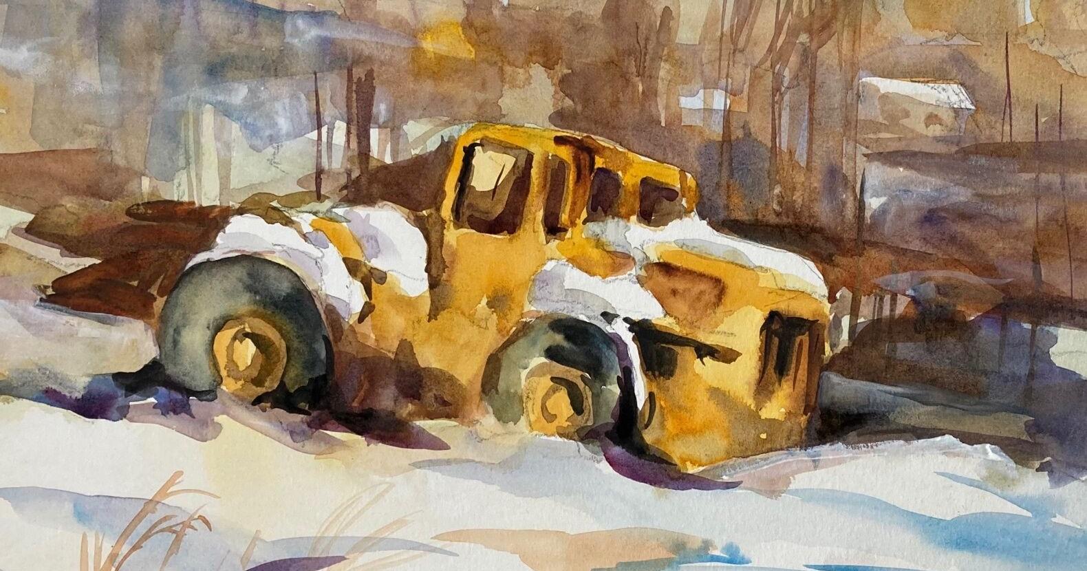 Schweinfurth artist Eric Shute paints 'The Way I See It' - Vimarsana News