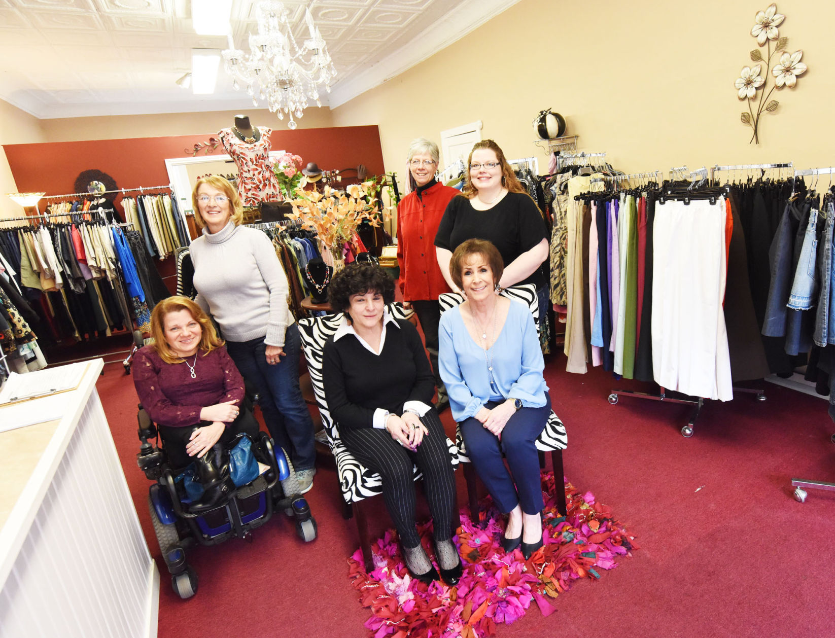 Fashion funds food pantry Seneca Falls boutique benefits House of