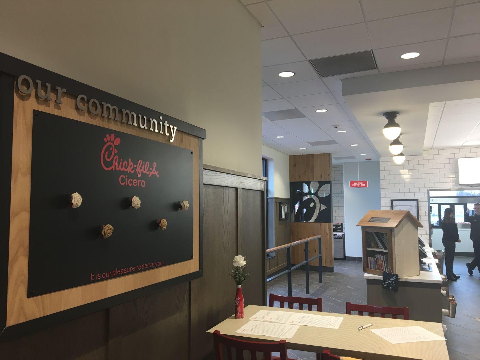 Gallery Look inside first ChickfilA in central New York