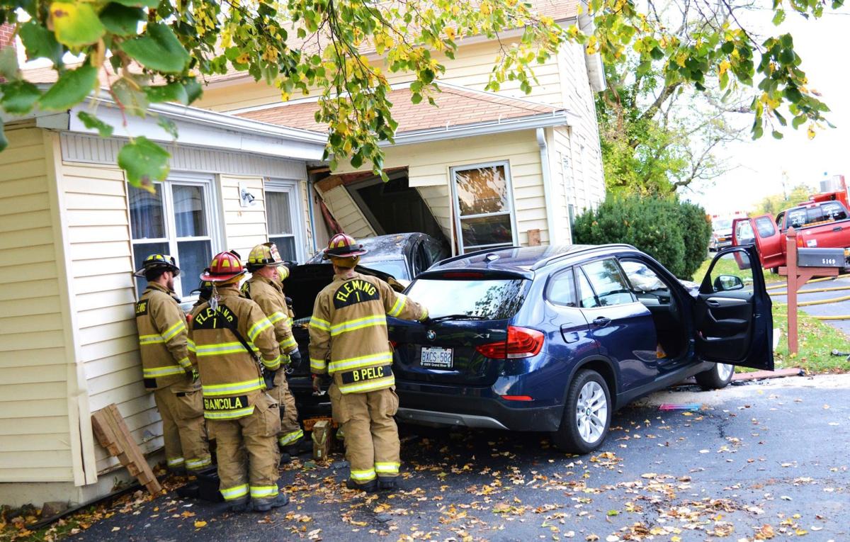 Vehicle accident sends parked car crashing into Fleming house Local