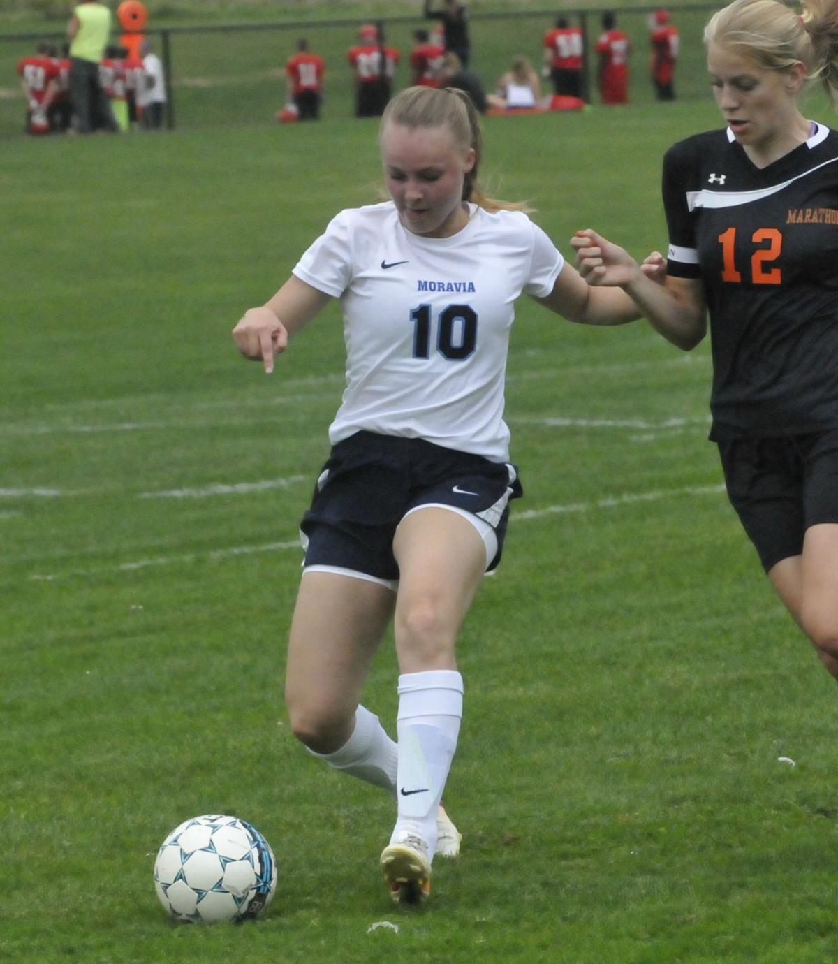 Moravia girls soccer