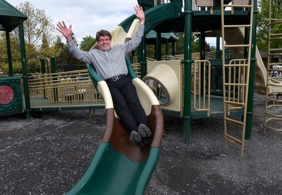 Behind the camera How we snapped photo of Ed Wagner going down slide