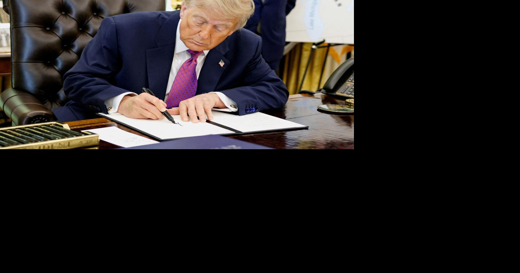 Trump signs order to rename Lake Ontario