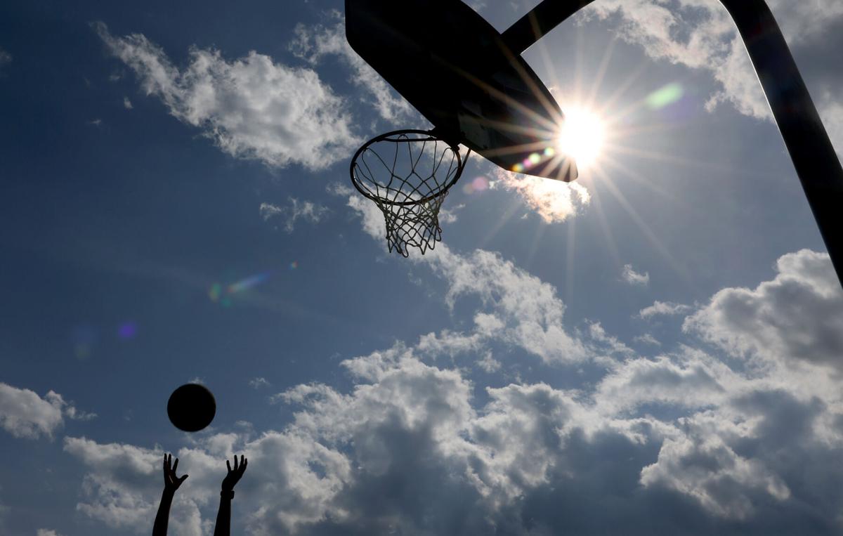 Springtime basketball