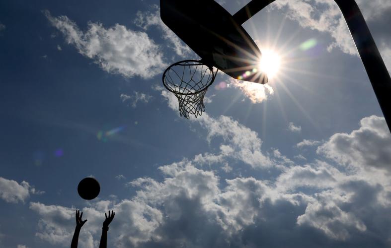 Springtime basketball