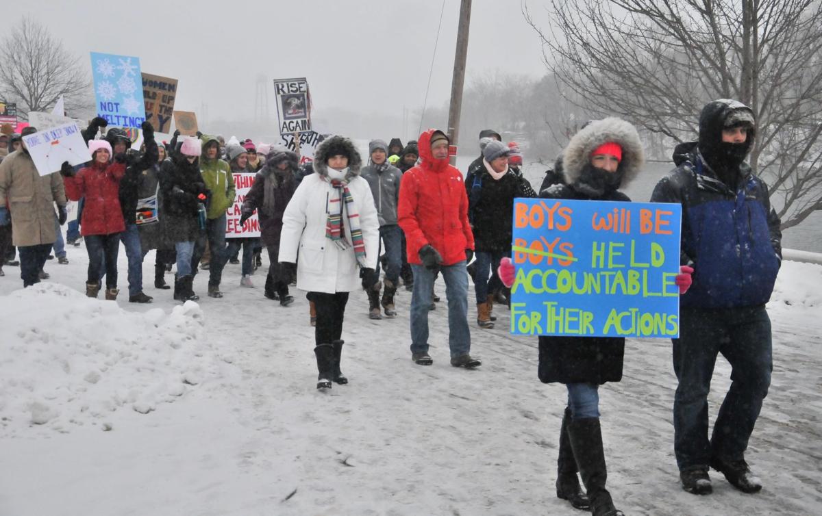 Share Your Voice March In Seneca Falls Supports Women S Rights