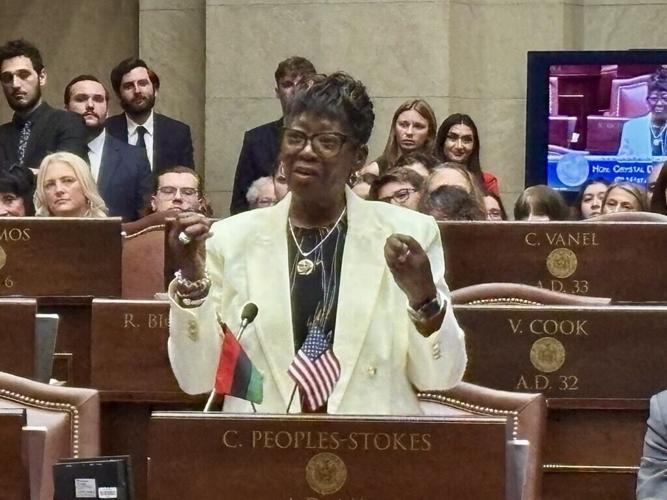Peoples-Stokes says goodbye to Albany