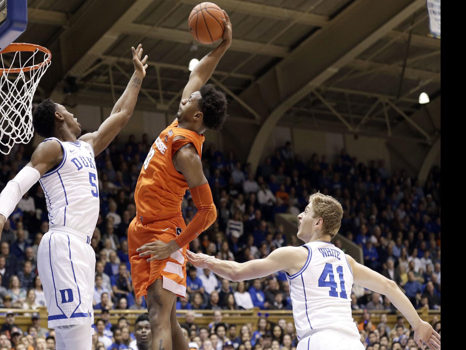 Syracuse Men S Basketball Stuns No 1 Duke In Overtime Local