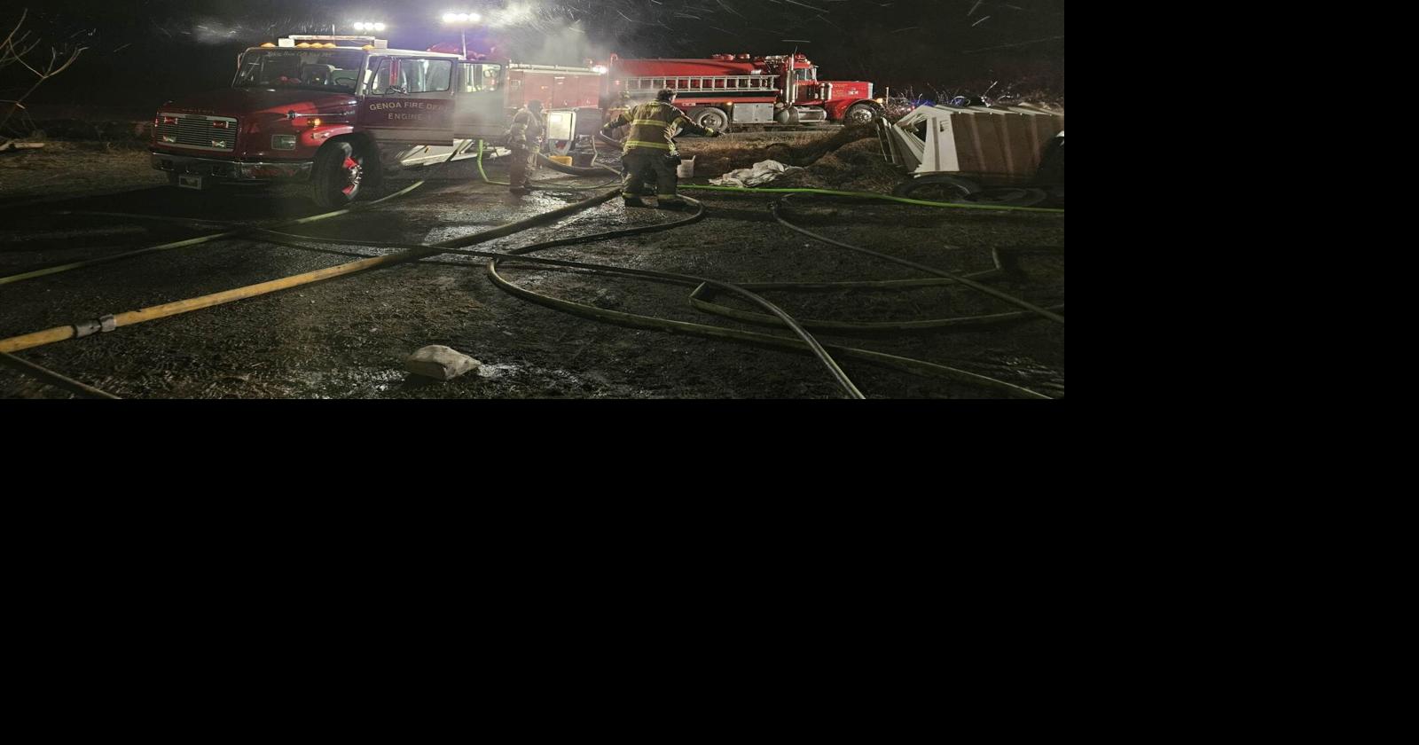 Cows killed, barn destroyed in Genoa dairy farm fire