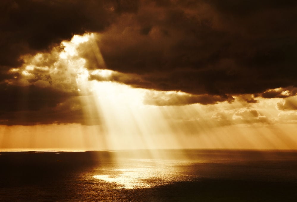 Dramatic sunset