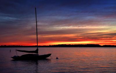 Sailboat at Sunset