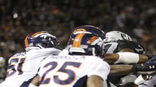 Cny Native Latavius Murray Scores 3 Tds Raiders Run Past Broncos