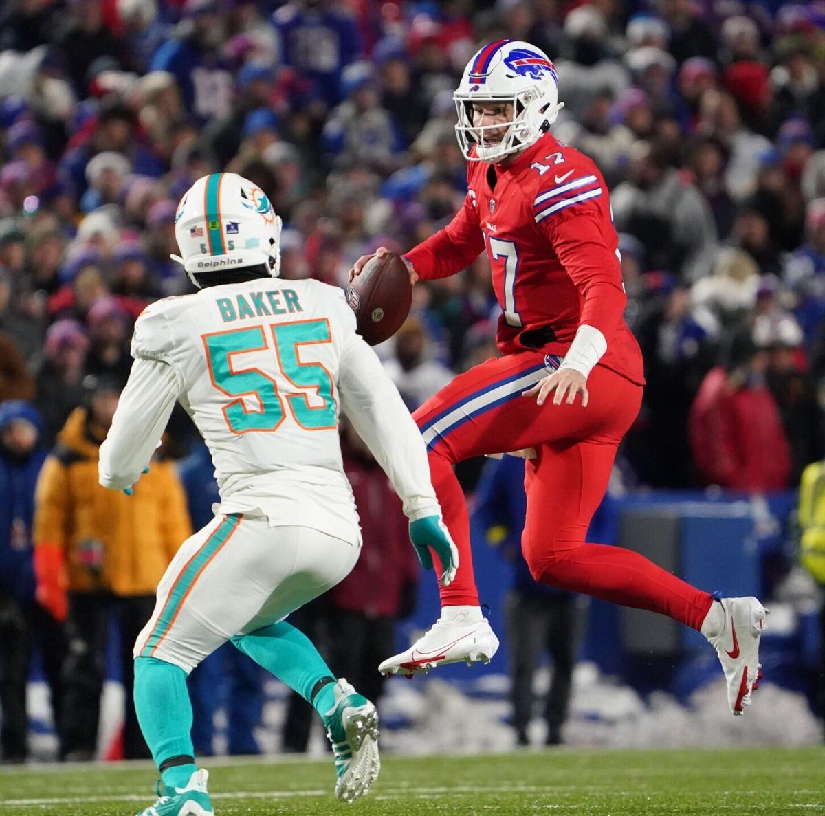 Josh Allen leads game-winning drive in snow to beat Dolphins, clinch  playoff berth