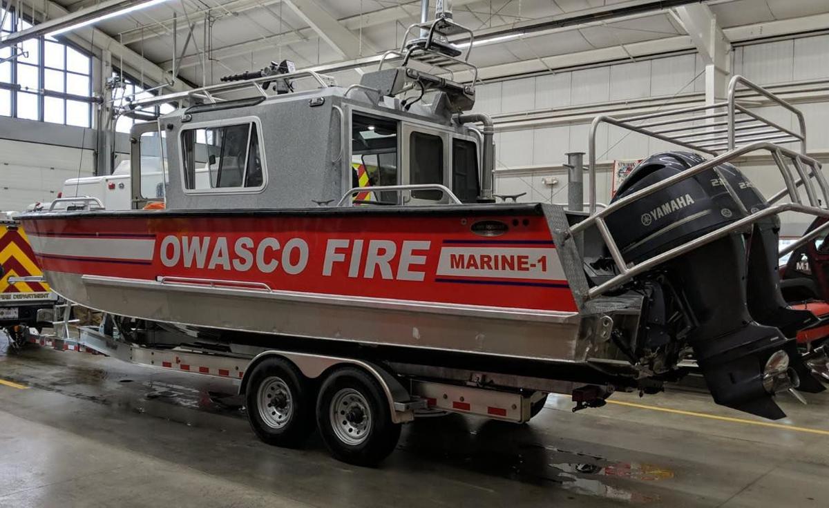 Owasco Fire Department takes delivery of new rescue boat