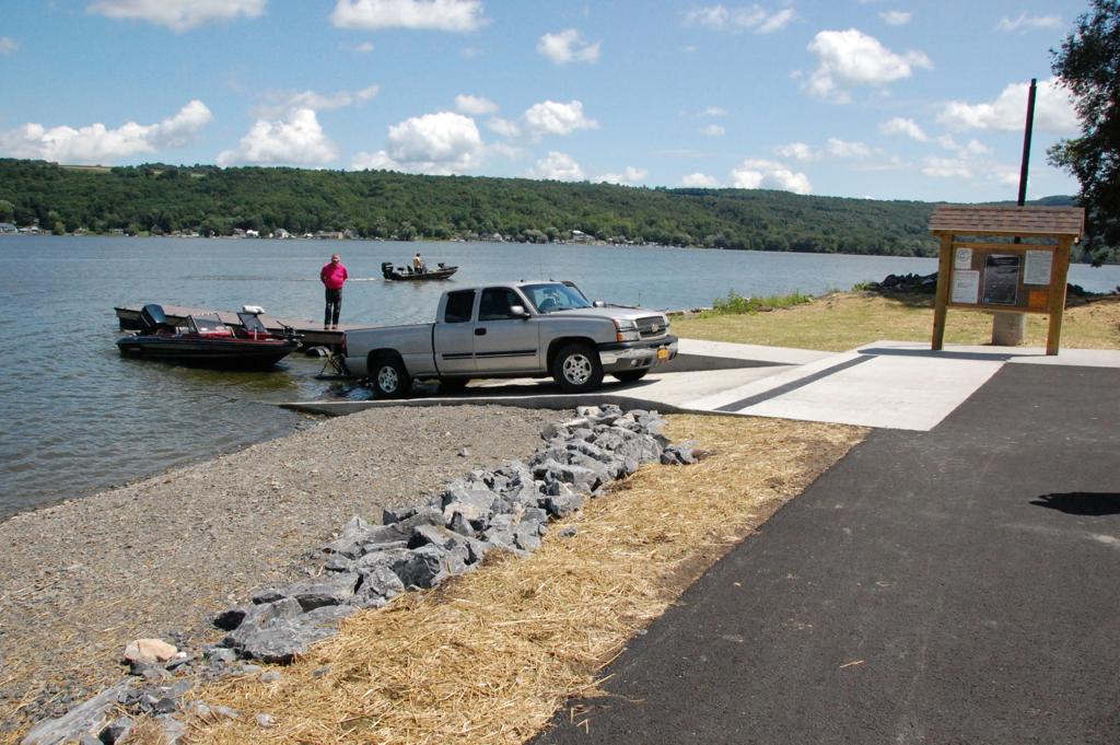 New Boat Launch On Otisco Lake Is First Public Access Point Local News Auburn Ny Auburnpub Com Auburnpub Com