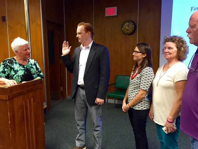 Grant Kyle sworn in
