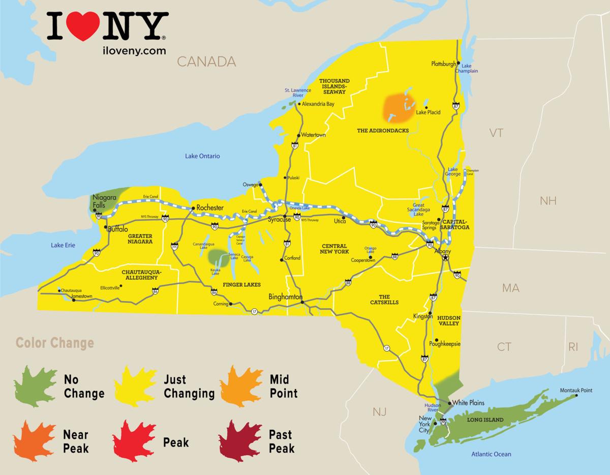 New York State Fall Foliage Report For Week Of Sept 26 Local News Auburnpub Com foliage calendar mohawk 2021