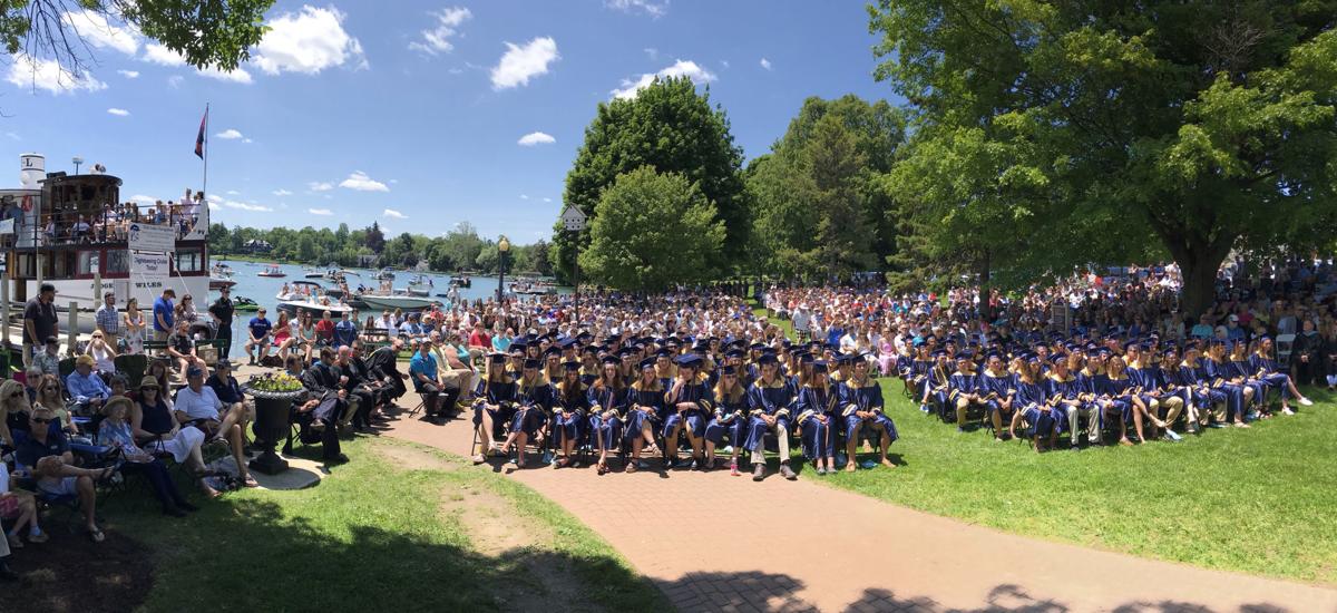 Skaneateles High School sends off newest class with an old tradition