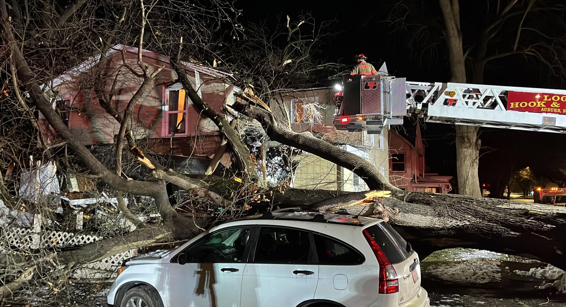Cayuga County Office Building damaged in storm