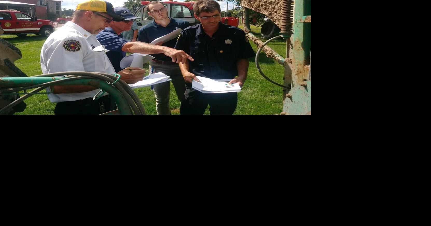 Elbridge Fire Department hosts training for emergencies at farms