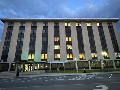Cayuga County Office Building Lights