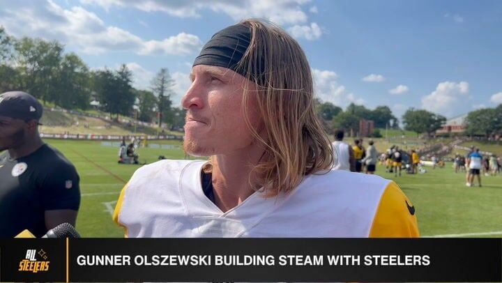 gunner olszewski steelers jersey