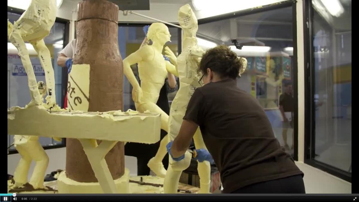 2021 Great New York State Fair butter sculpture unveiled