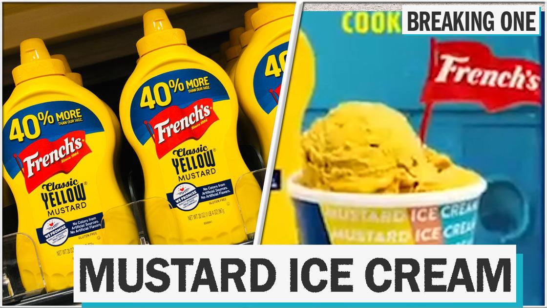 French's mustard ice cream is a reality Entertainment