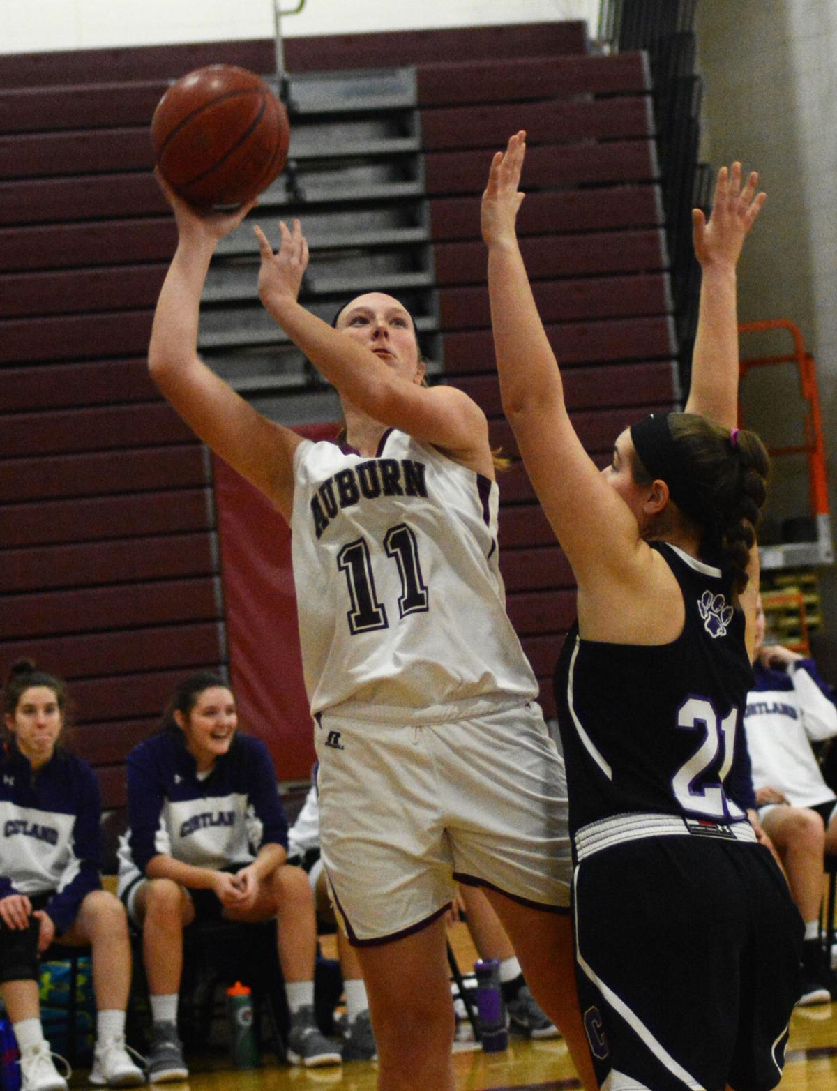 Gera Leads Auburn Girls Basketball To Victory Over Cortland